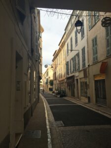 My street in Antibes!